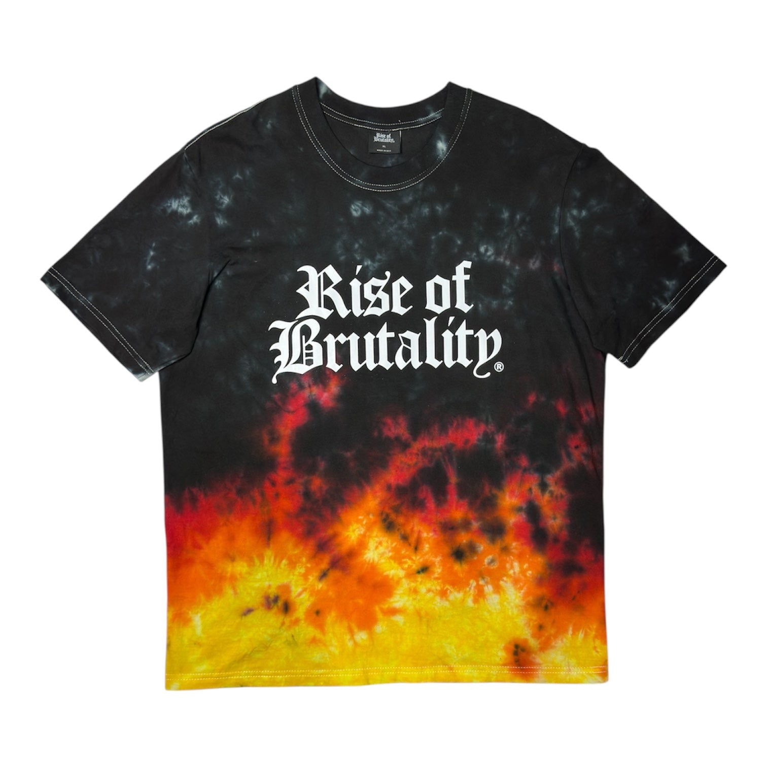 FIRE TIE-DYE – RISE OF BRUTALITY CLOTHING