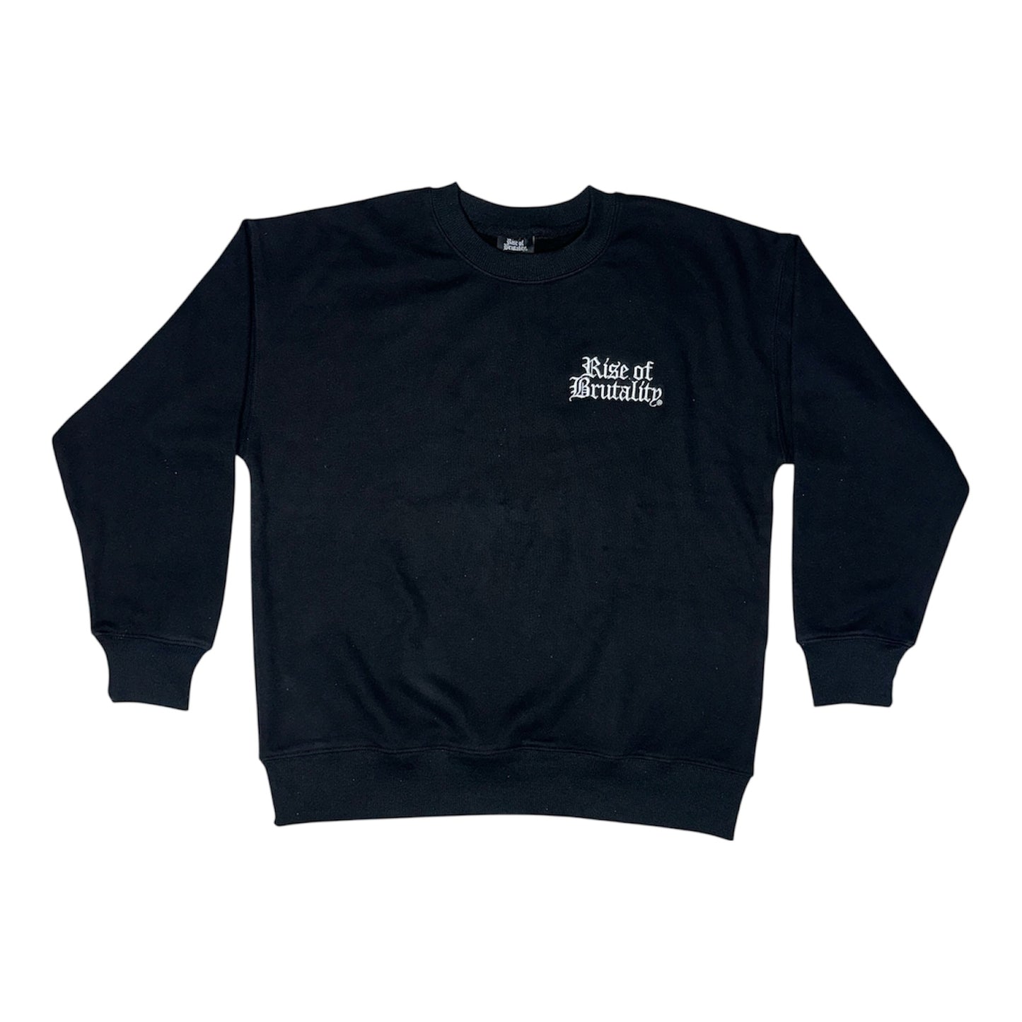 EMBROIDERED WORDMARK CREWNECK SWEATSHIRT