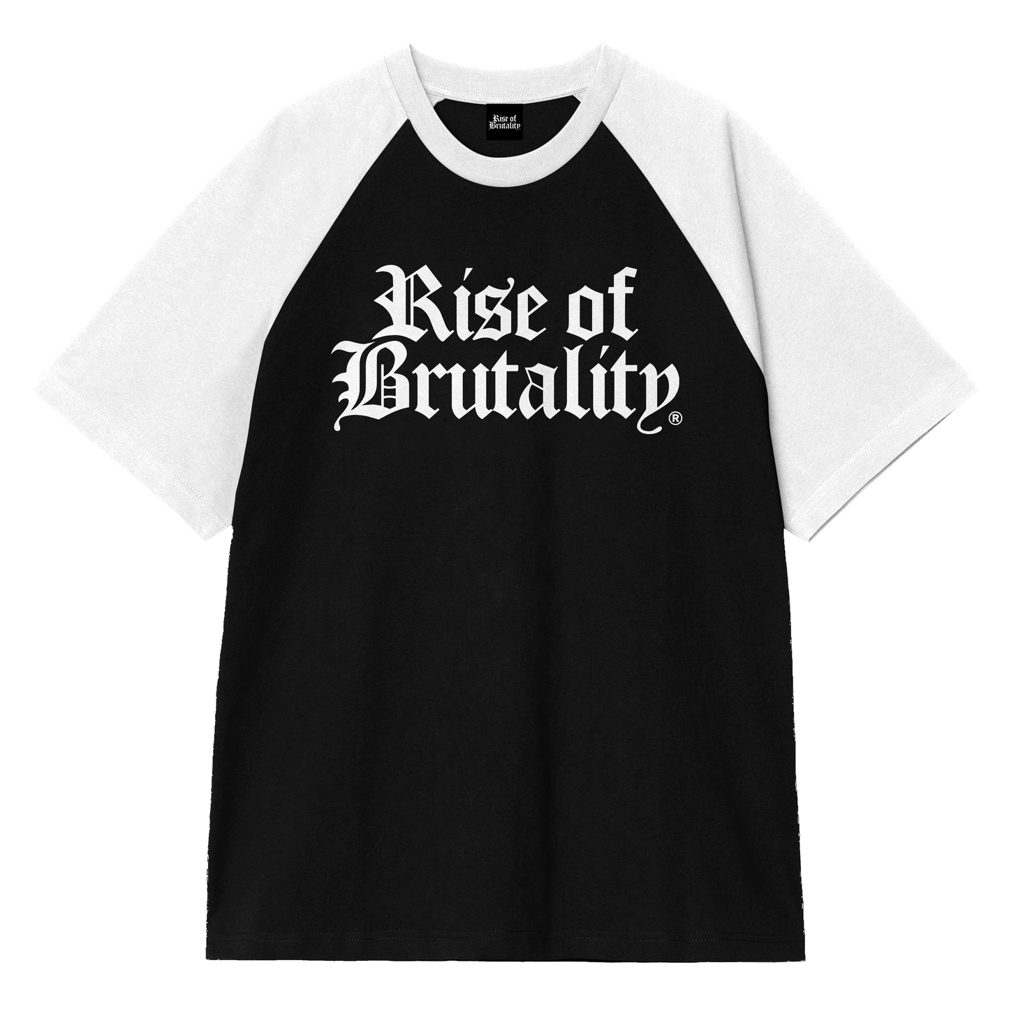 WORDMARK RAGLAN (BLACK/WHITE)