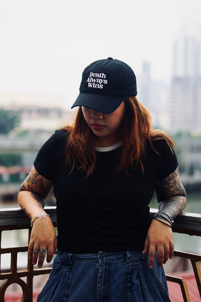 DEATH ALWAYS WINS DAD HAT