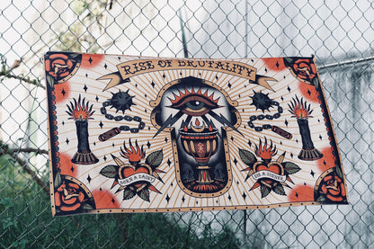 DIE A SINNER TAPESTRY