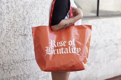 WORDMARK REUSABLE SHOPPING BAG (ORANGE)