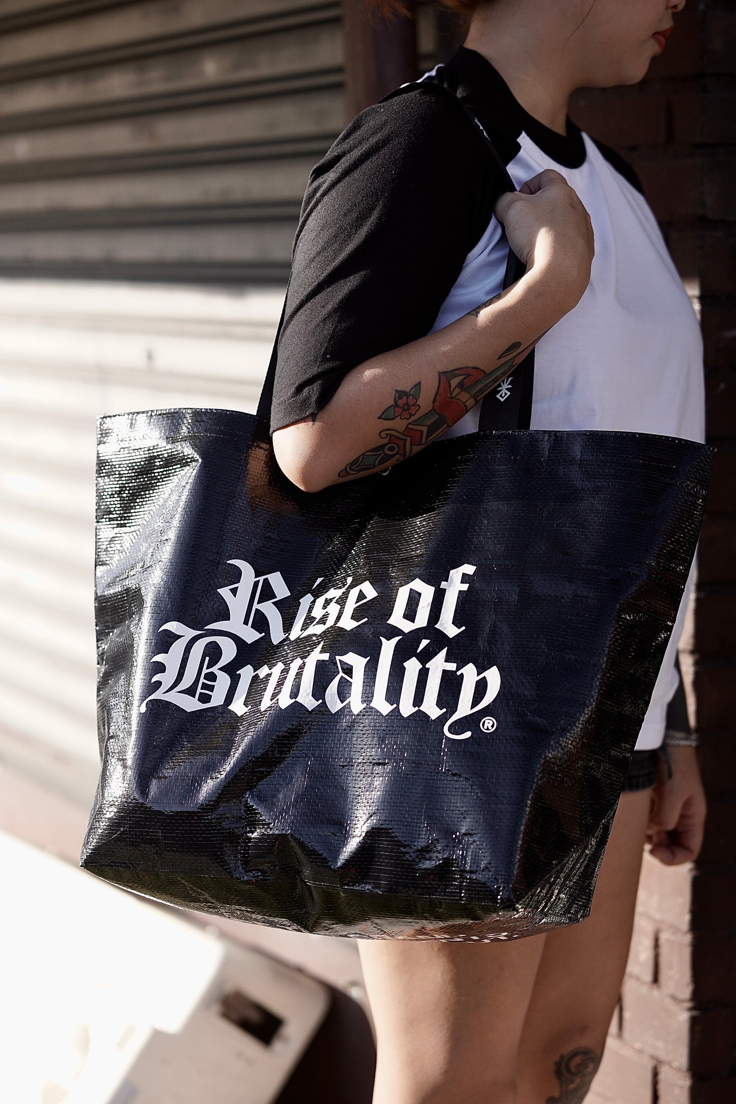 WORDMARK REUSABLE SHOPPING BAG (BLACK)