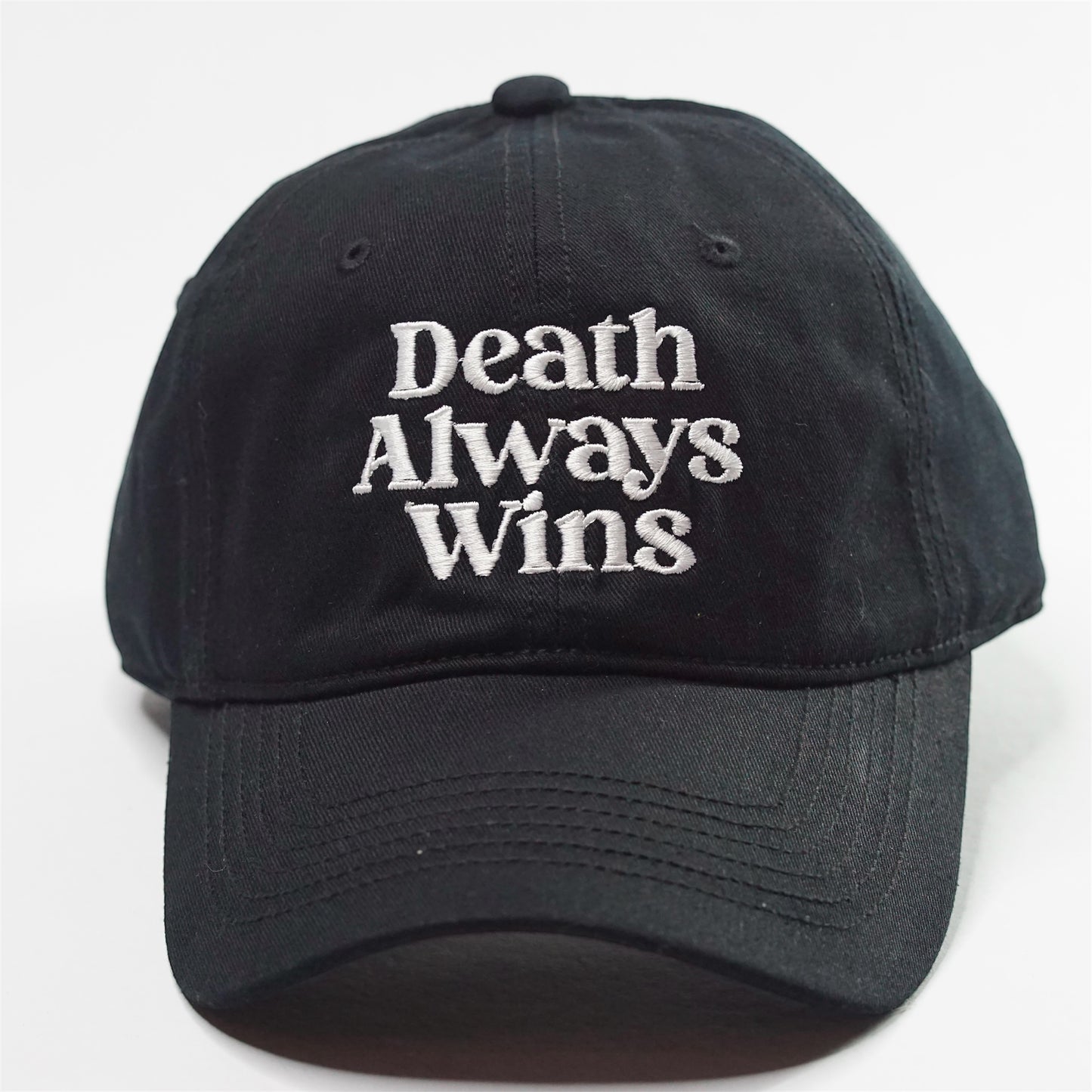 DEATH ALWAYS WINS DAD HAT