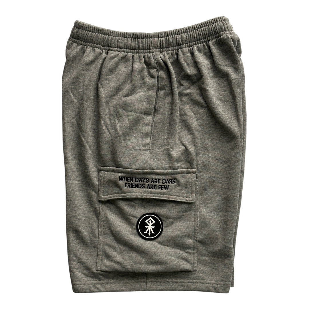 FRIENDS ARE FEW | TERRY SHORTS (GRAY)