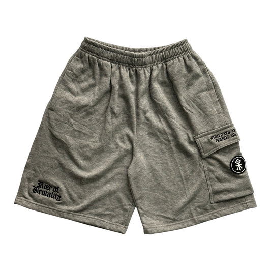 FRIENDS ARE FEW | TERRY SHORTS (GRAY)