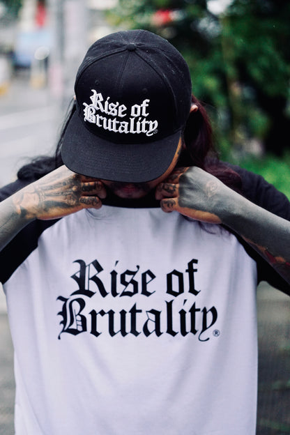 WORDMARK RAGLAN (WHITE/BLACK)