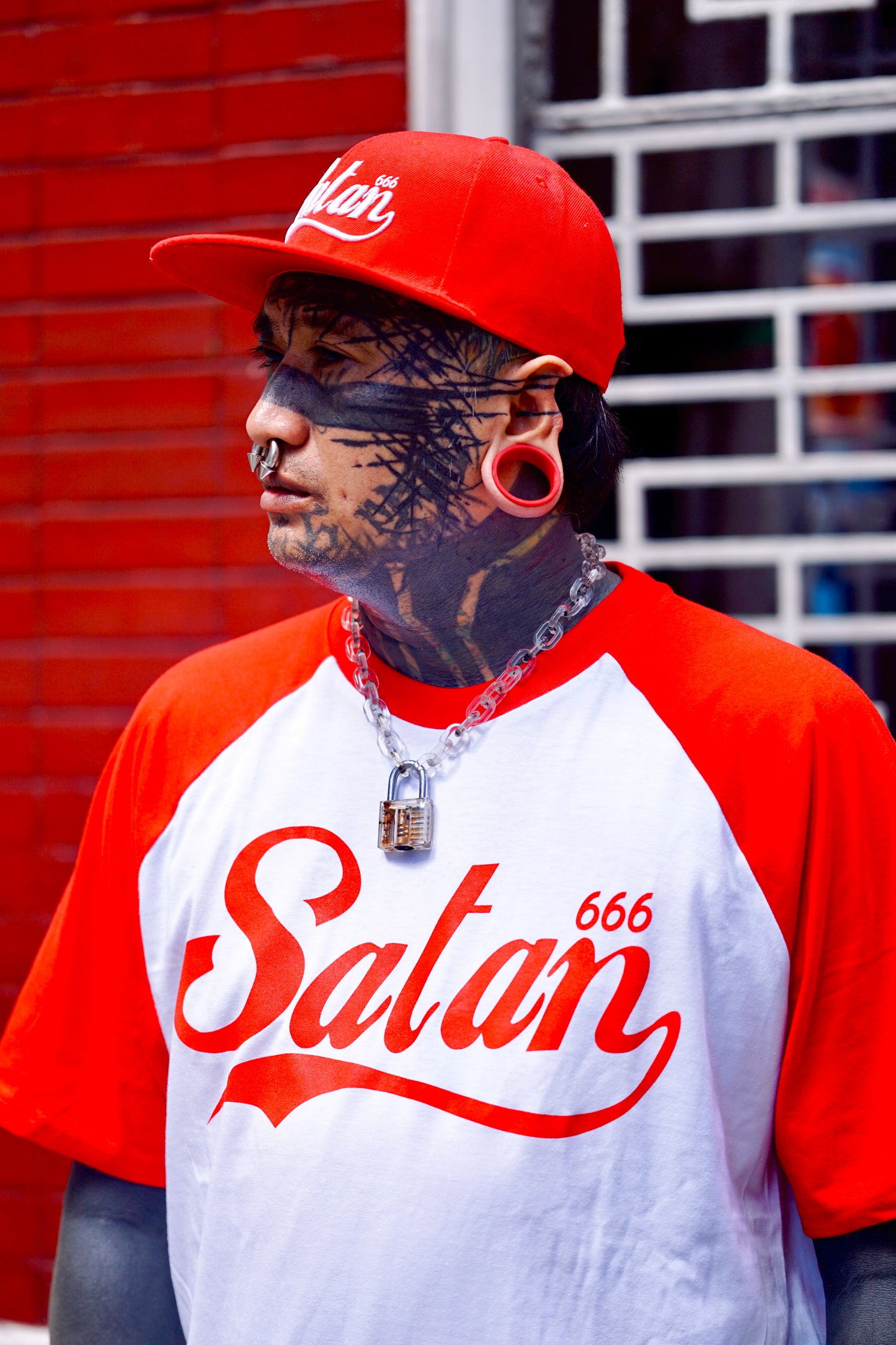 SATAN 666 RAGLAN