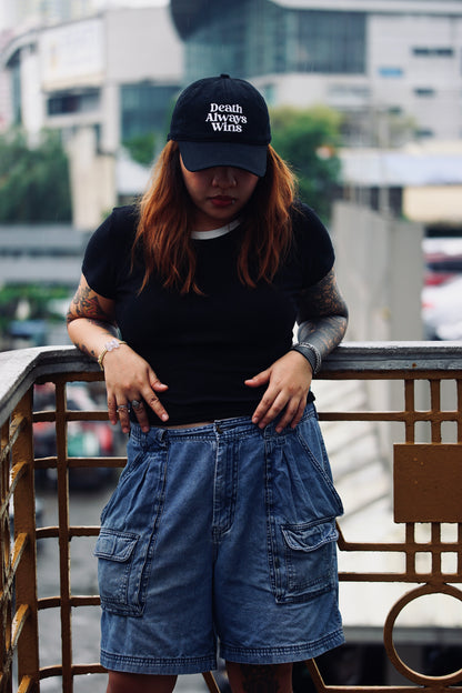 DEATH ALWAYS WINS DAD HAT