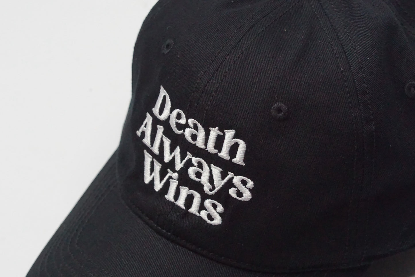 DEATH ALWAYS WINS DAD HAT
