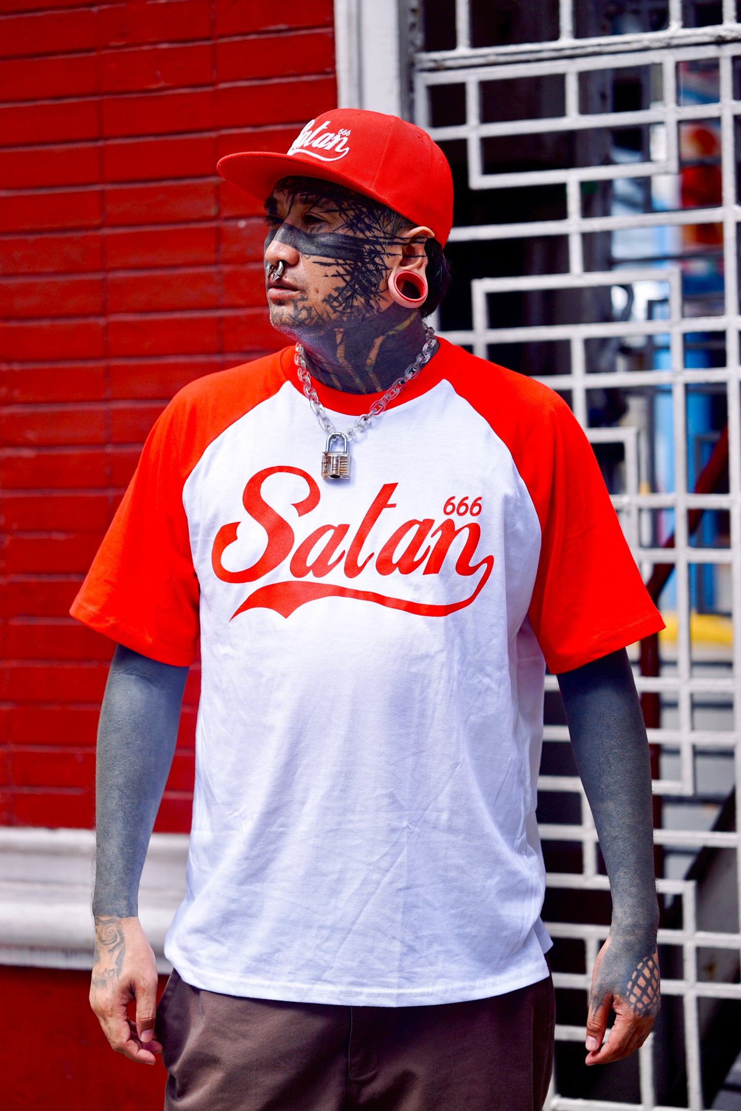 SATAN 666 RAGLAN