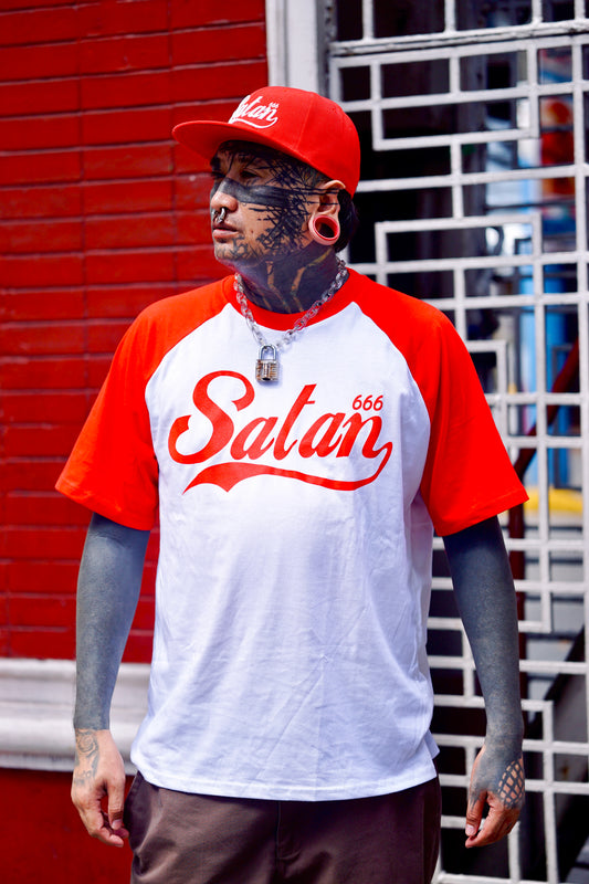 SATAN 666 RAGLAN
