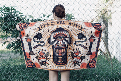 DIE A SINNER TAPESTRY