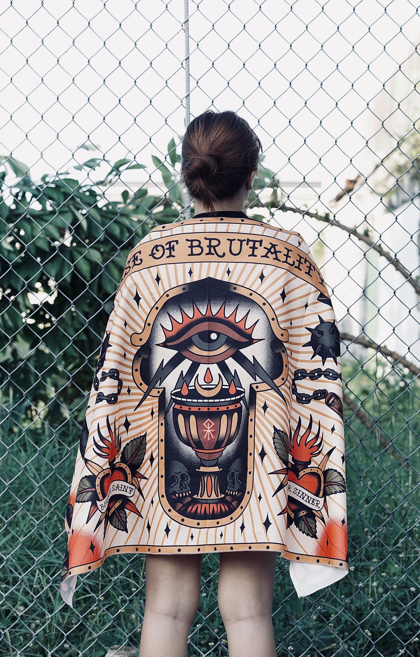 DIE A SINNER TAPESTRY