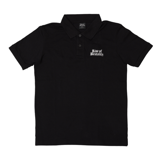 EMBROIDERED WORDMARK POLO SHIRT