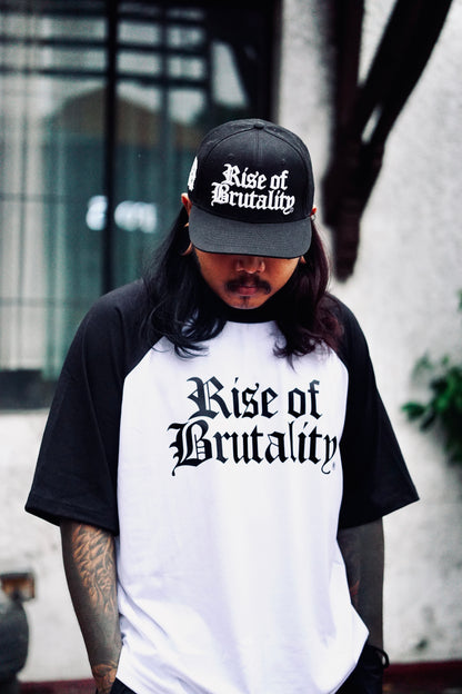 WORDMARK RAGLAN (WHITE/BLACK)