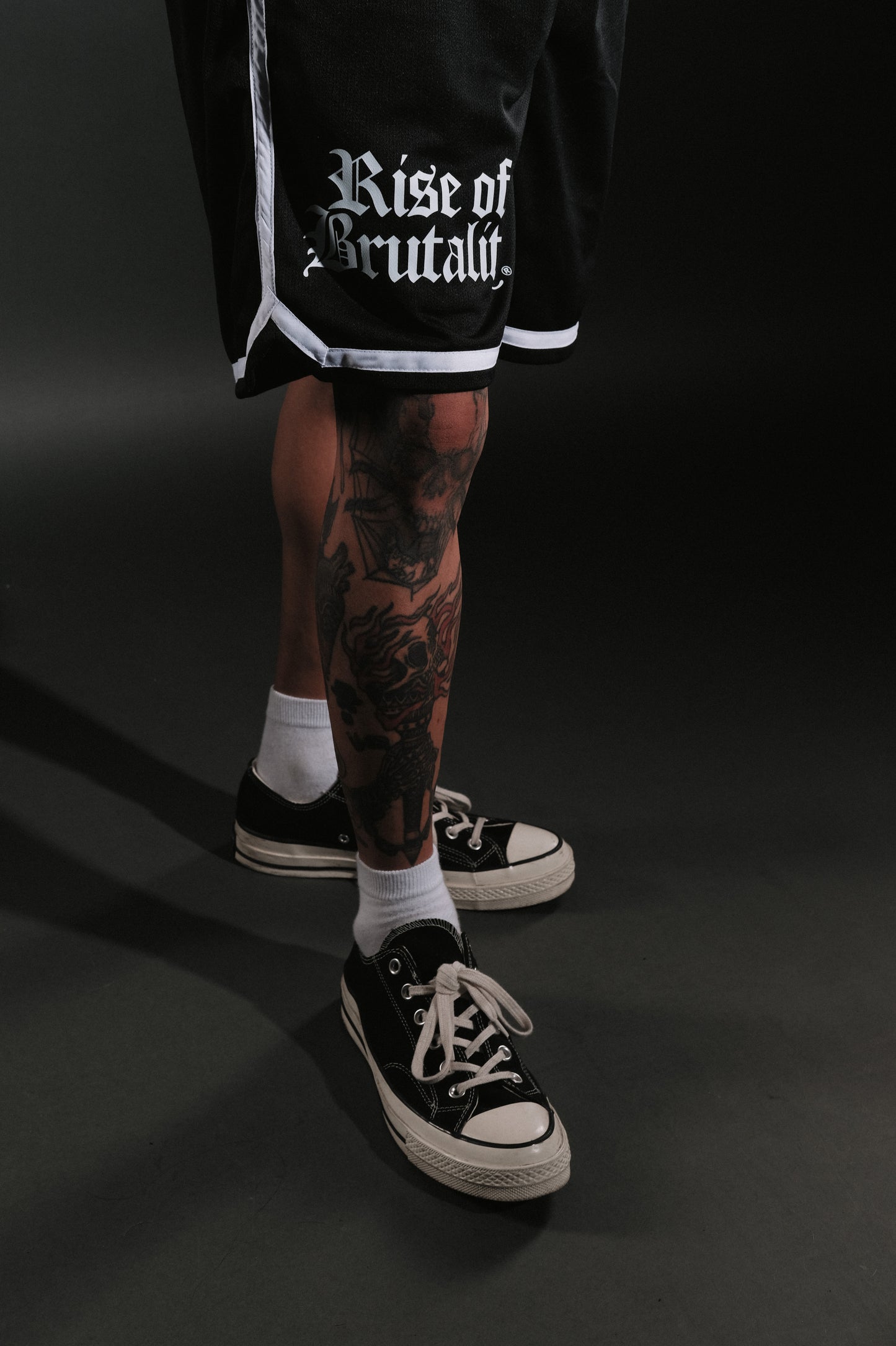 OLD ENGLISH MESH SHORTS