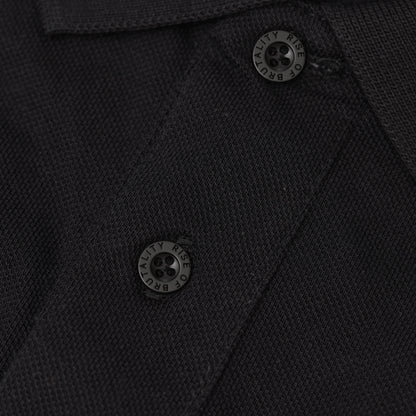 EMBROIDERED WORDMARK POLO SHIRT