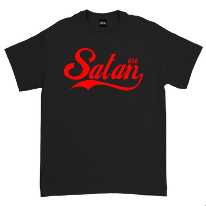 SATAN 666 BLACK TEE