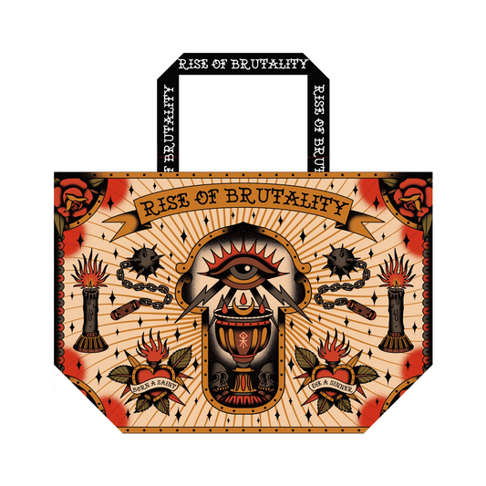 DIE A SINNER REUSABLE SHOPPING BAG