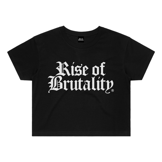 WORDMARK CROPPED BABY TEE