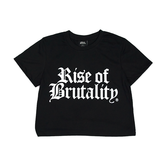 WORDMARK CROPPED BABY TEE