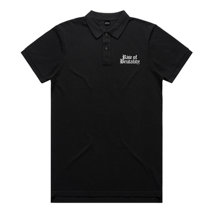 EMBROIDERED WORDMARK POLO SHIRT